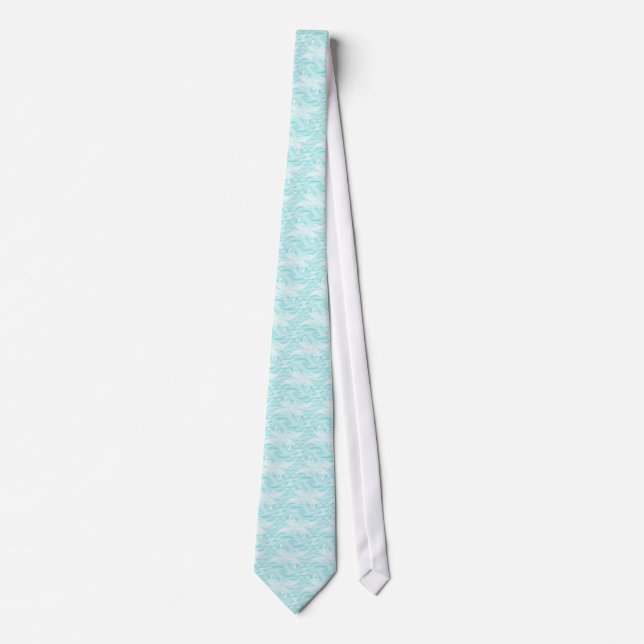 Gravata Tie Iris - Aqua (Frente)