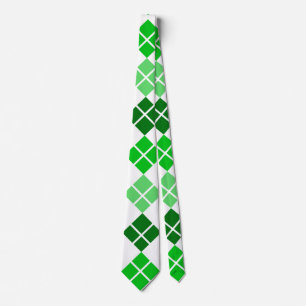 Gravata Tie Personalizada de Argyle Verde