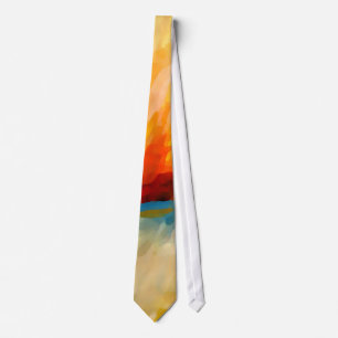 Gravata Tie Personalizado de Arte Expressionista do Abstra