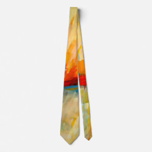 Gravata Tie Personalizado de Arte Expressionista do Abstra