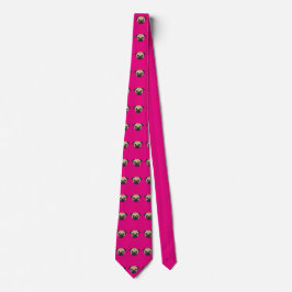 Gravata Tie Pink Pug