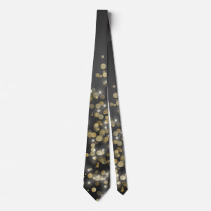 Gravata TIE PRETO Dourado