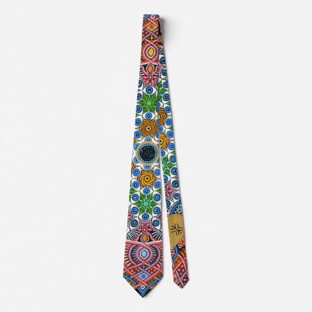 Gravata Tie "Samadhi" (acrylic painting) (Frente)