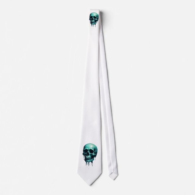 Gravata tie skull  (Frente)