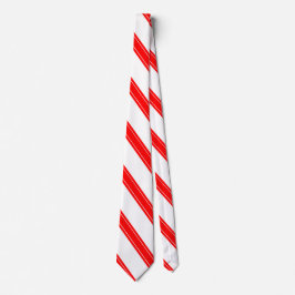 Gravata Tie / Triple Stripe Candy Cane pattern