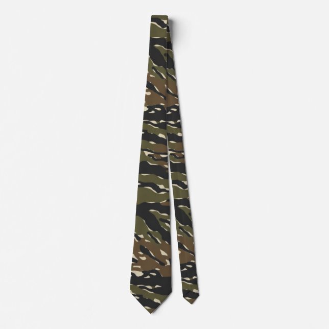 Gravata Tiger Stripe Camouflage Pattern (Frente)