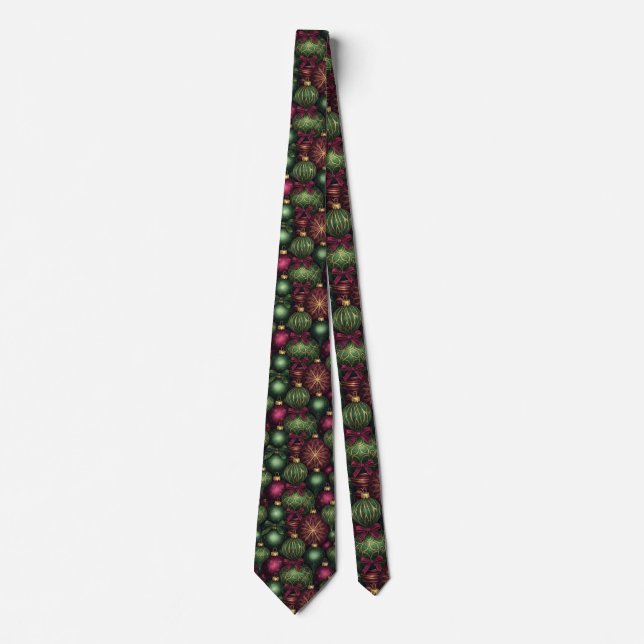 Gravata Tinsel Town  - Men's Christmas Custom Necktie (Frente)