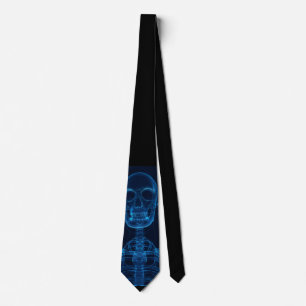 Gravata Tinta azul esférica