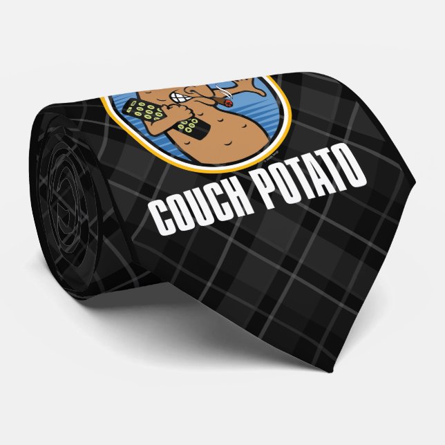 Gravata Tinta de Batata All-American Couch Potato (Rolled)