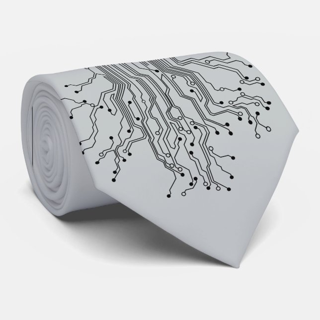 Gravata Todos meus circuitos! (Rolled)