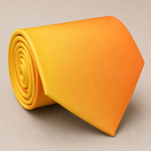 Gravata Tonalidade Laranja Amarelo (Criador carregado)