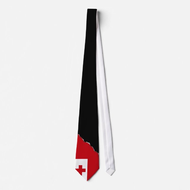 Gravata Tonga Flag (Frente)