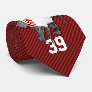 Gravata Torn Baseball (personalizado)