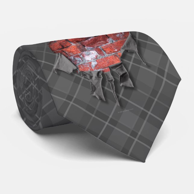 Gravata Torn Brick Wall Goalie (Hockey) (Rolled)