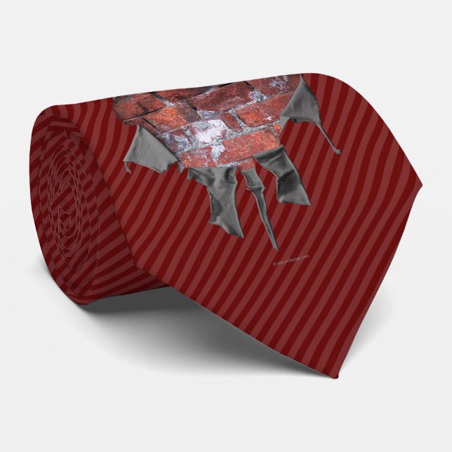 Gravata Torn Brick Wall Goalie (Hockey) (Rolled)
