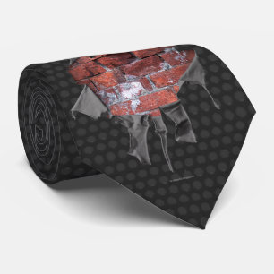 Gravata Torn Brick Wall Goalie (Torn Wall Tie)