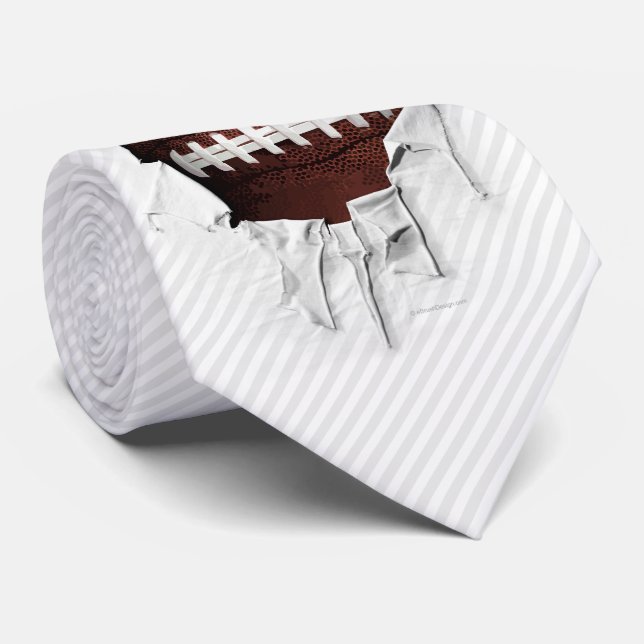 Gravata Torn Football Tie (Rolled)