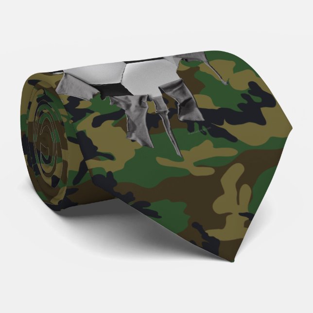Gravata Torn Soccer (camo/personalizado) (Rolled)