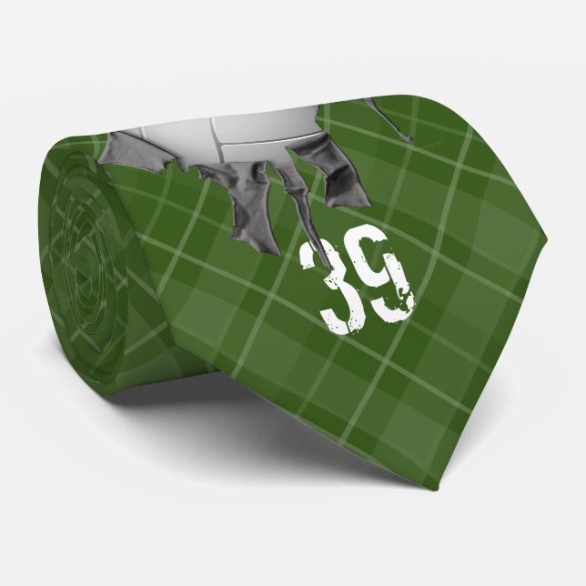 Gravata Torn Voleibol (personalizado) (Rolled)