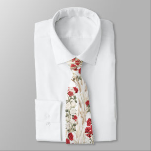 Gravata Torneio De Pescoço Botânico De Rosas Brancas Elega