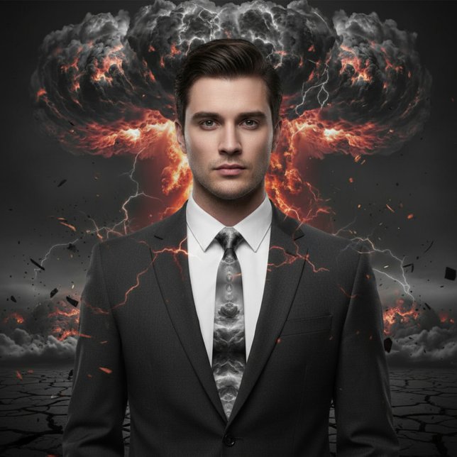 Gravata Torneio de Pescoço com explosão nuclear (Criador carregado)