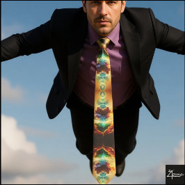 Gravata Torneio de Pescoço com explosão nuclear