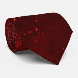 Gravata Torneio De Pescoço Com Glitter Vermelho Escuro