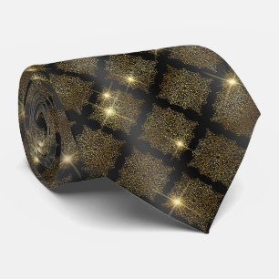 Gravata Torneio de pescoço de colheres Douradas de Diamant