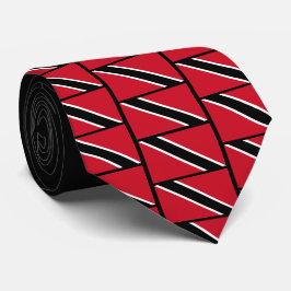 Gravata Torneio de pescoço monograma com FLAG de TRINIDAD