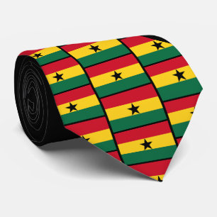 Gravata Torneio de pescoço monograma do FLAG GHANAIAN per