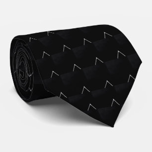 Gravata Torneio De Pescoço Preto E Esbranquiçado