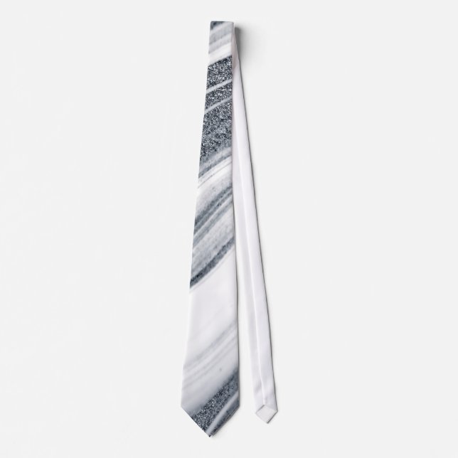 Gravata Torneio do pescoço do partido Cinza da Abstrato de (Frente)