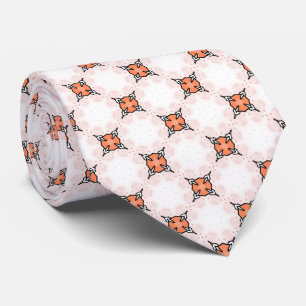 Gravata Torneio Laranja Para Baixo Do Pescoço