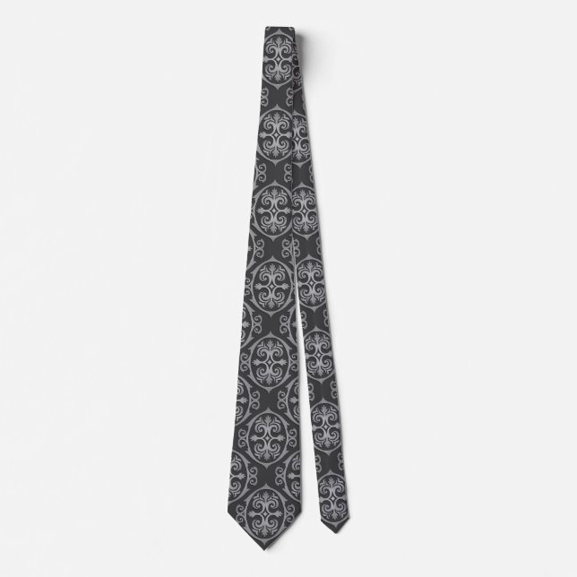 Gravata Torneio Negro Masculino (Frente)