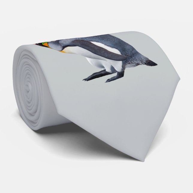 Gravata Torneira de Natal (Cinza Leve) (Rolled)