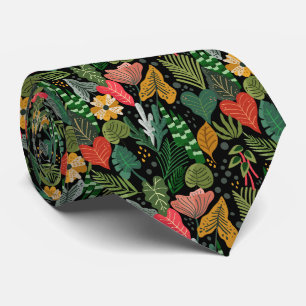 Gravata Torneira preta e plantas submarinas multicoloridas