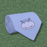 Gravata Tornek do Pescoço de Hippo Bonito<br><div class="desc">Para um homem com humor,  pegue essa gravata no pescoço com uma linda cara de hipopótamo! Um presente engraçado para um marido ou simplesmente um amigo,  ele pode vestir tanto no trabalho quanto para festas ou recepções sociais!</div>