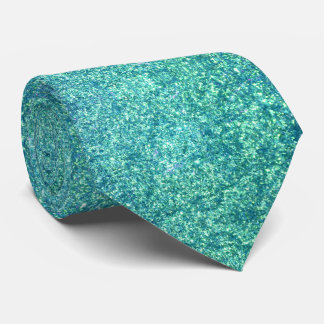 Gravata Torre de Glitter Azul