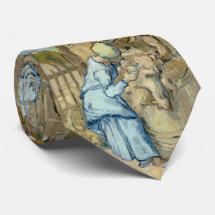 Gravata Tosquiador dos carneiros de Van Gogh após o pain