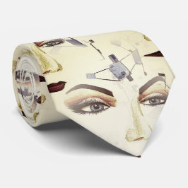 Gravata Trabalho de arte de Médio moderno de Pop pintado à