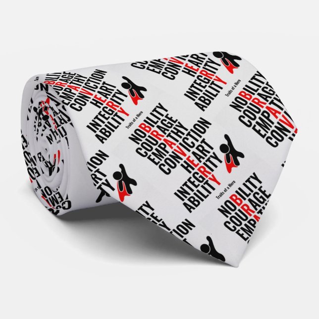 Gravata Traços de um Herói (Rolled)