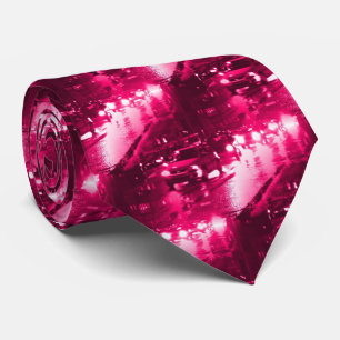 Gravata Tráfego da cidade - Neaon Red