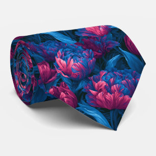 Gravata Traje de Noivos com Flor de Tulipa para Casamento