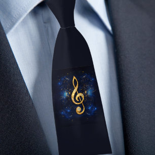 Gravata Treble Clef Necktie