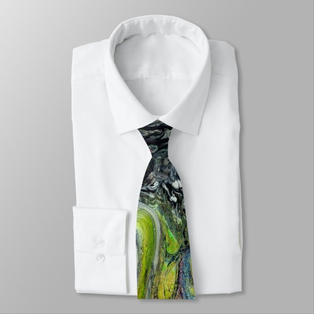 Gravata Tree Abstrato Tie (Amarrado)