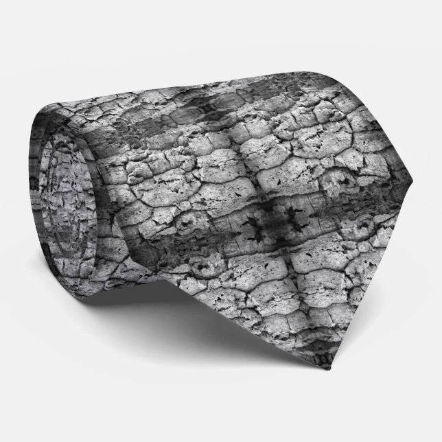 Gravata Tree Bark Black And White Photo Closeup Pattern (Rolled)