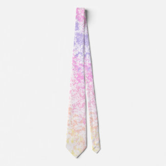 Gravata Trendy Pastel Rainbow Splatter