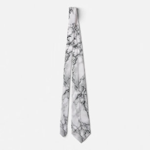 Gravata Trendy White Marble Stone -