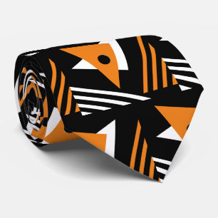 Gravata Triângulos Geométricos Modernos de Abstrato