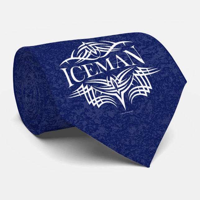 Gravata Tribal Hockey Iceman Tie (Rolled)
